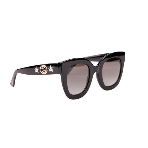 round frame acetate sunglasses with star gucci|Gucci polarized sunglasses men's.